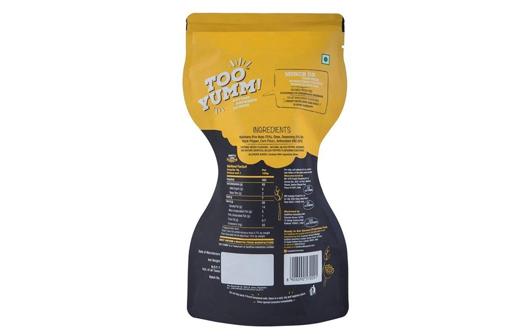 Too Yumm Homestyle Classic Foxnuts    Pack  38 grams